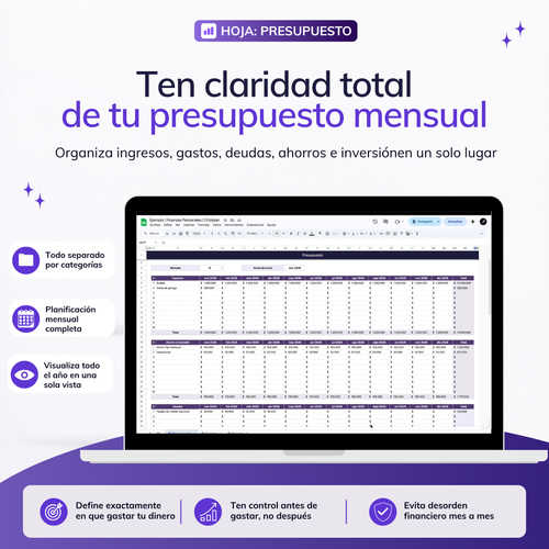 Plantilla de Finanzas Personales