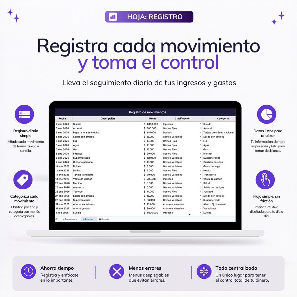 Plantilla de Finanzas Personales