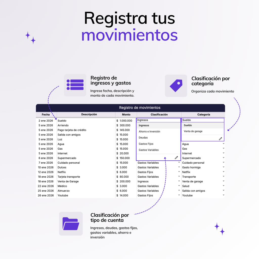 Plantilla de Finanzas Personales